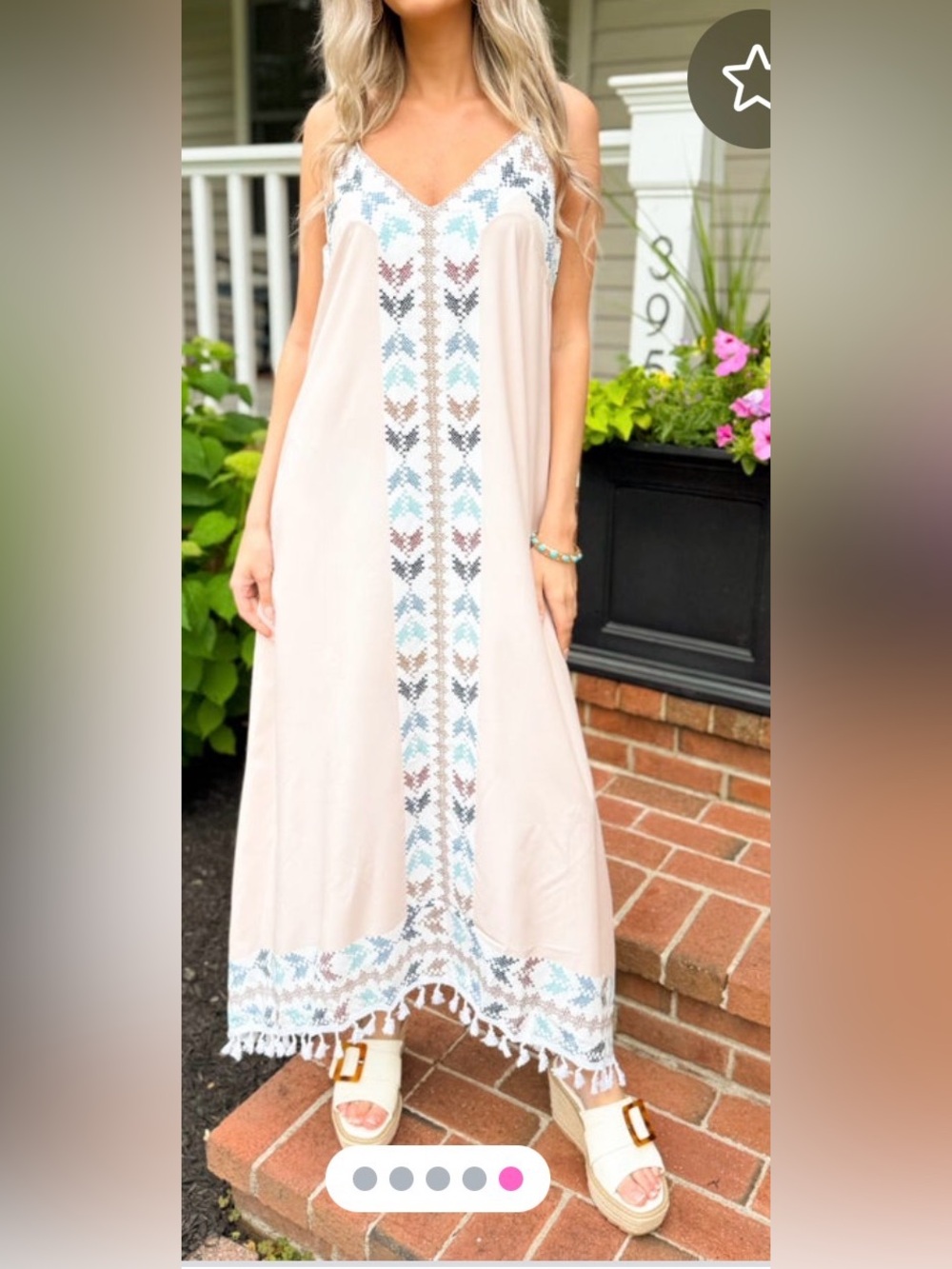 Tassel Maxi Dress